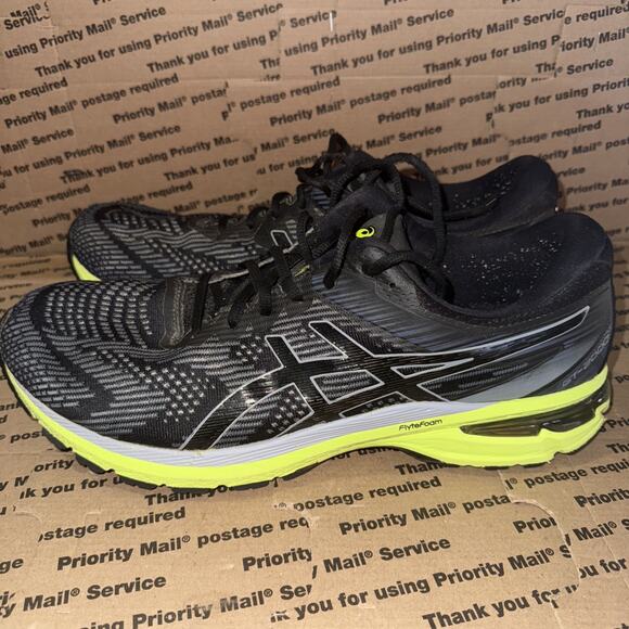 Asics GT 2000 Shoes Men 13 Lime Green Black Running Trail Low Top Dynamic Duomax main image 13